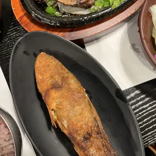 Fried fish banchan