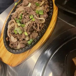 Beef bulgogi entree