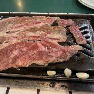 galbi short ribs cooking!