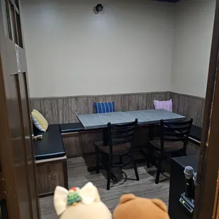 Private rooms for karaoke