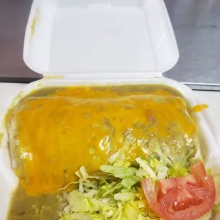 Wet burrito  Green/ Red