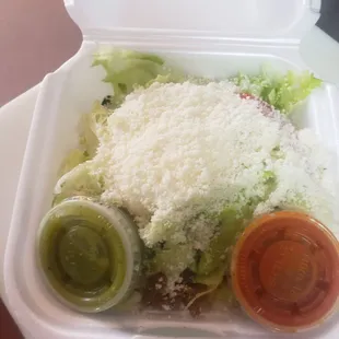 Sopes Asada,al Pastor, Chicken.