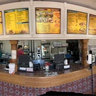 the interior of a restaurant