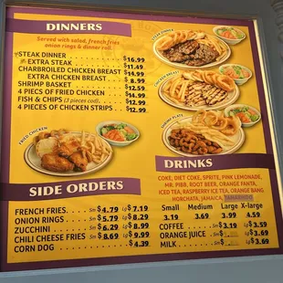 Menu as of Feb 3, 2024