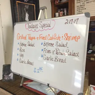 Today&apos;s special! Feb. 17th 2017.