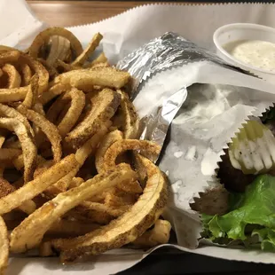 My favorite dish here is the gyro platter. Comes w/ house made freshly cut French fries. Ask for a side of house made ranch. Y U M. MAY &apos;18
