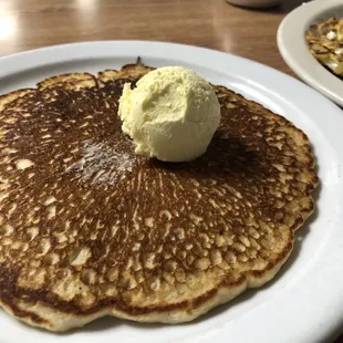 There is some kinda magic in these pancakes. They have a sweet &amp; savory flavor-a bit of cinnamon, I think. I love &apos;em! January 2019