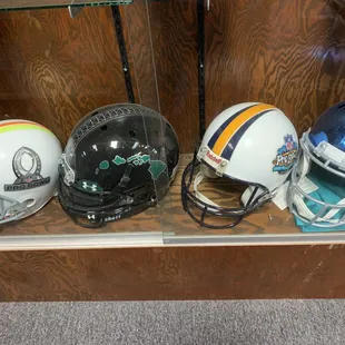 Football helmets