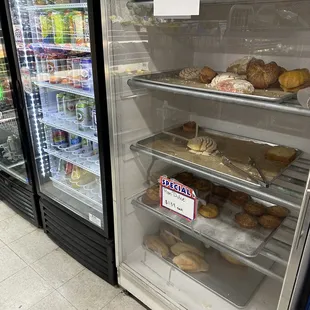 a variety of baked goods