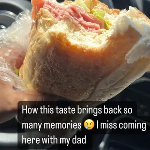 Poor boy sandwich