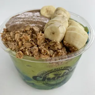 Avatar bowl with added almond butter, excellent!