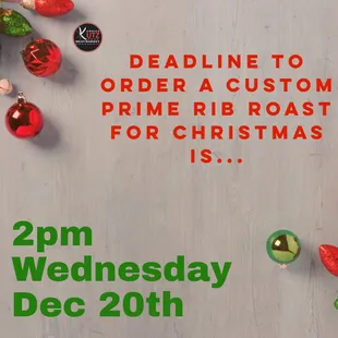 Call 210-679-5889 or place online https://www.choicekutzmeatmarketllc.com/special-orders