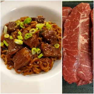 instant noodles like the 1% - choice meat market beef ftw. jjapaguri (ramdon)  Parasite movie - Oscar history!