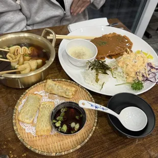 Tonkatsu, Oden, and Mandu