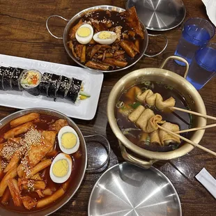 Tteokbokki, Kimbap, Odeng