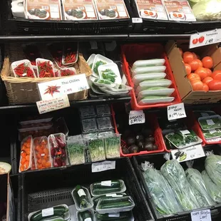 Preserved duck eggs and Thai chilies in produce