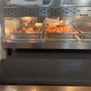 chicken wings and fried chicken