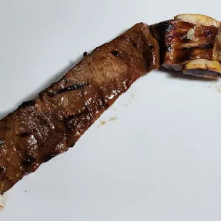 One of two pieces of Kalbi
