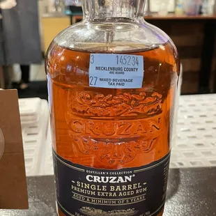 They have extraordinary liquors on hand but you may have to ask. They actually carry several really nice bourbons as well. Cheers!