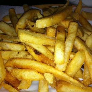 a pile of french fries