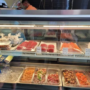 Fresh fish, Boiled peanuts, and Taegu.