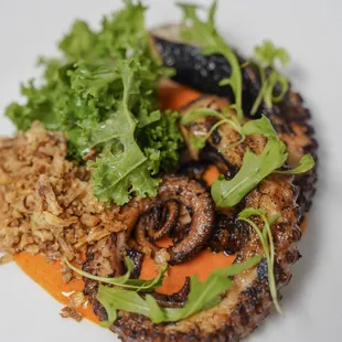 Charred Gochujang Octopus