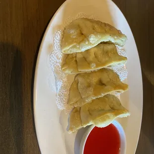Potstickers were very good