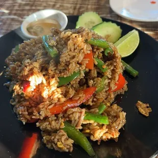 #37 Spicy Basil Fried Rice with Beef