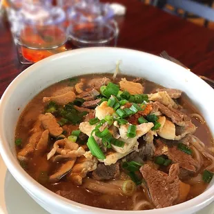 Combination noodle soup