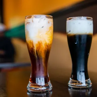 two cold drinks