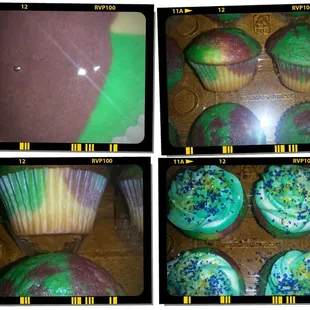 Mardi Gras/Fat Tuesday cupcakes!