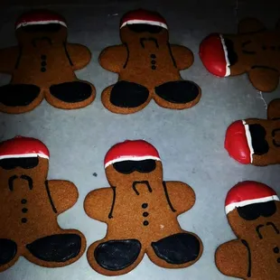 Cholo Santa's... Gingerbread cookies