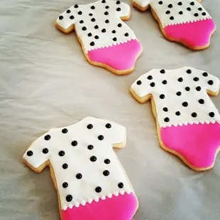 Onesie sugar cookies