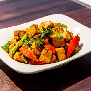 Gapow Tofu