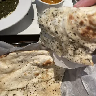 Garlic naan