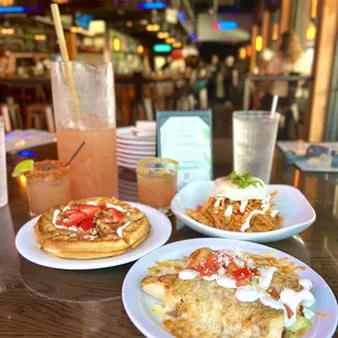 food, waffles
