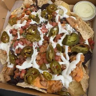 Chicken nachos