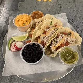 Camarones Taco Platter