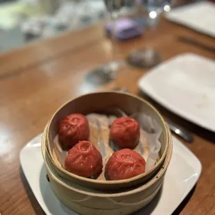 General Cho soup dumplings.