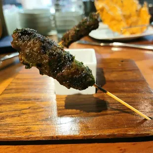 Wagyu beef skewers