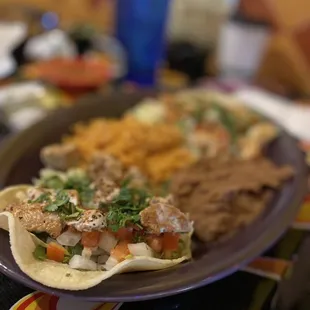 a plate of food