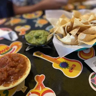 tortillas and salsa