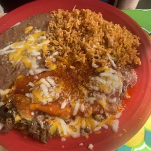 Shredded Beef Enchiladas