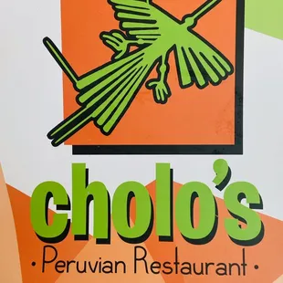 a sign for the restaurant