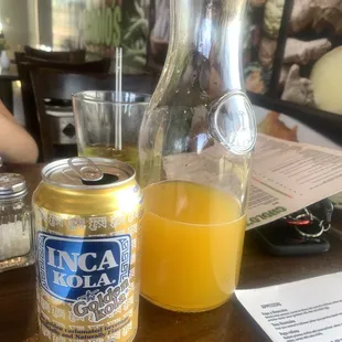 Inca Kola and Maracuya