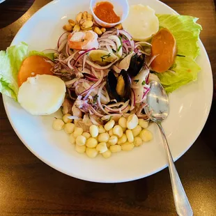 Delicious ceviche