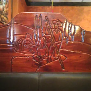 Bench carving