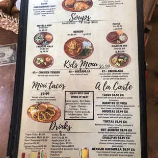 ramen and noodles, menu