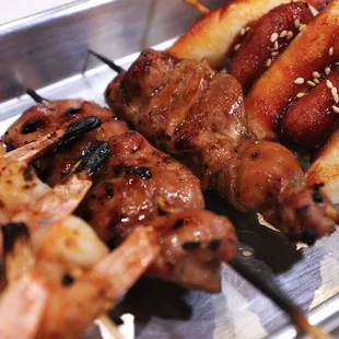 a closeup of a plate of food