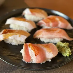 2 pc Toro Toro Nigiri: Hamachi Toro &amp; Bluefin O-Toro (HH-$10 x3)